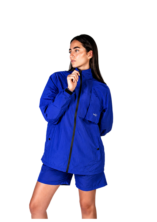 Surchemise zippée unisexe - SHIRT010 Royal
