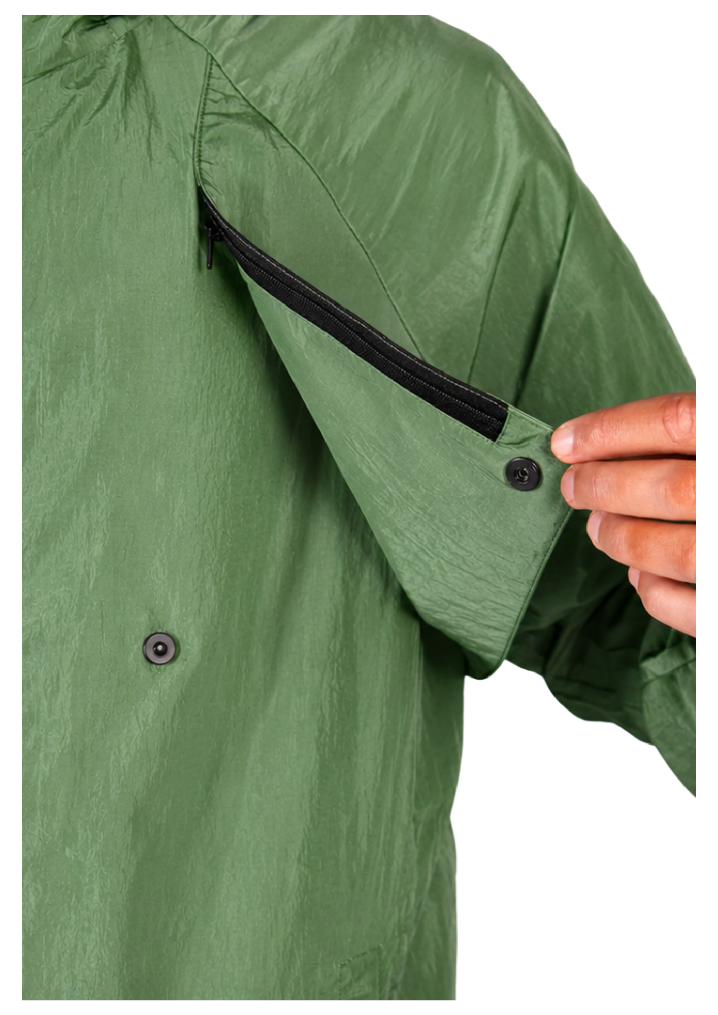 Veste technique imperméable unisexe - JACK012 Green