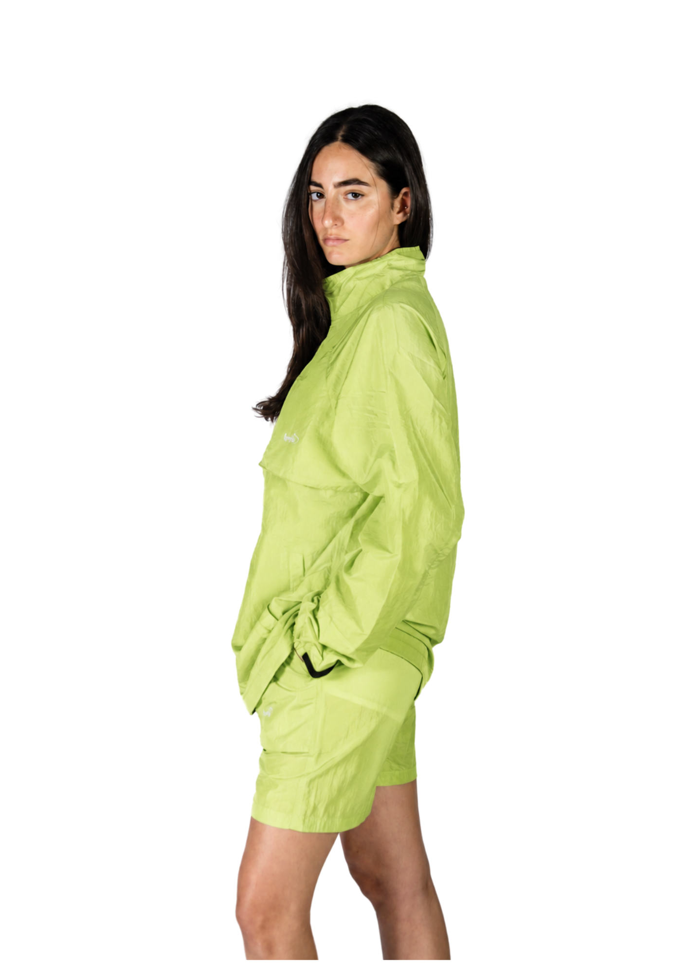 Surchemise zippée unisexe- SHIRT010 Matcha