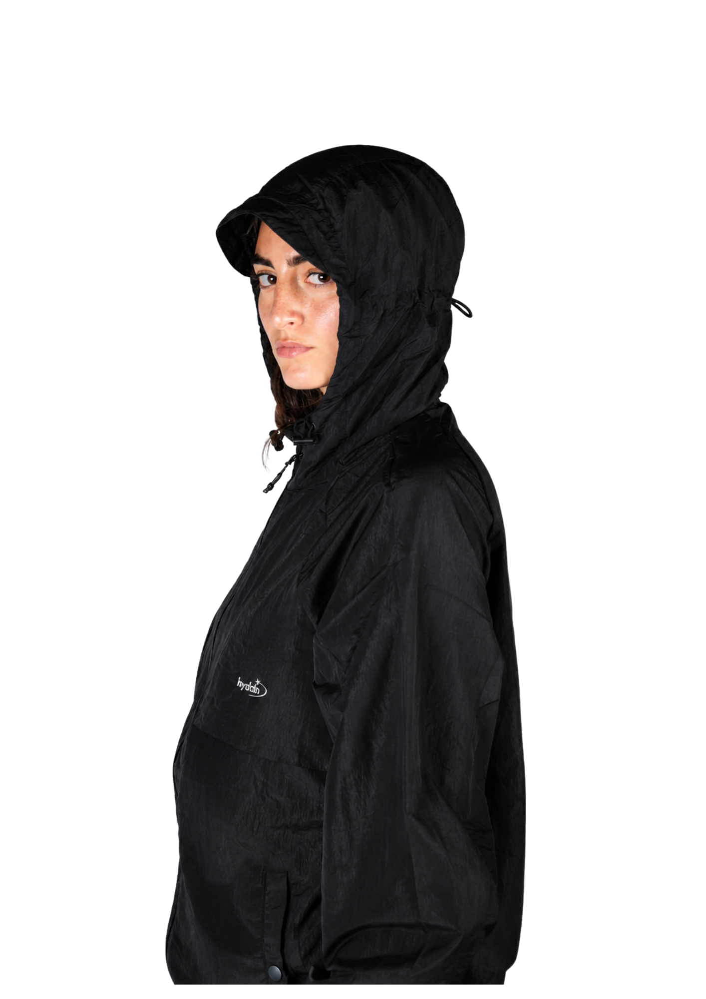 Veste technique imperméable unisexe - JACK012 Black