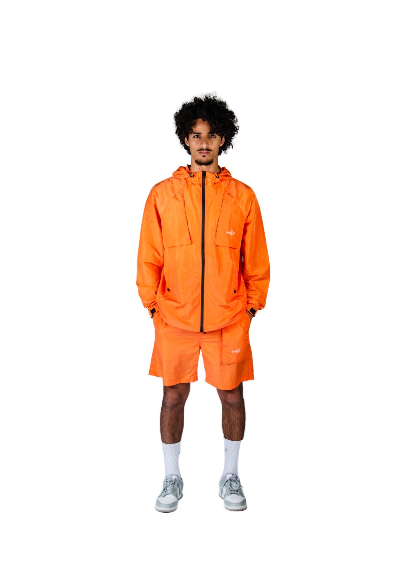 Veste technique imperméable unisexe - JACK012 Orange