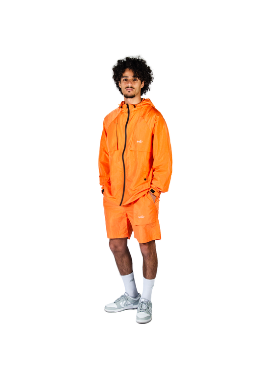 Veste technique imperméable unisexe - JACK012 Orange