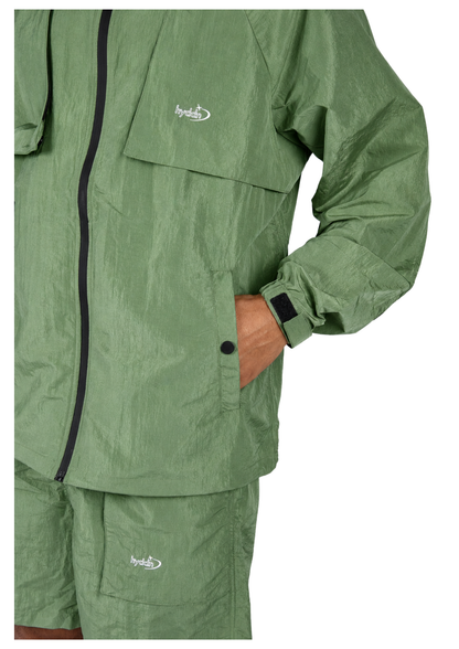 Veste technique imperméable unisexe - JACK012 Green