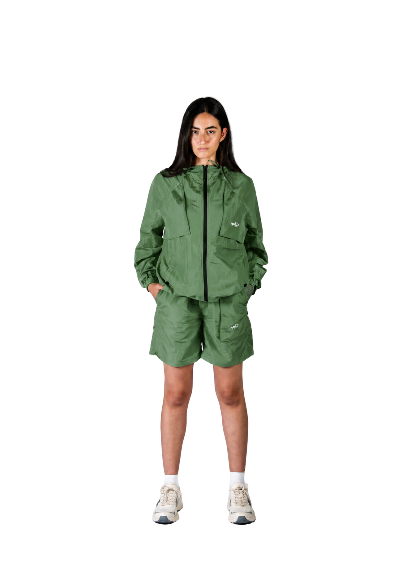 Veste technique imperméable unisexe - JACK012 Green