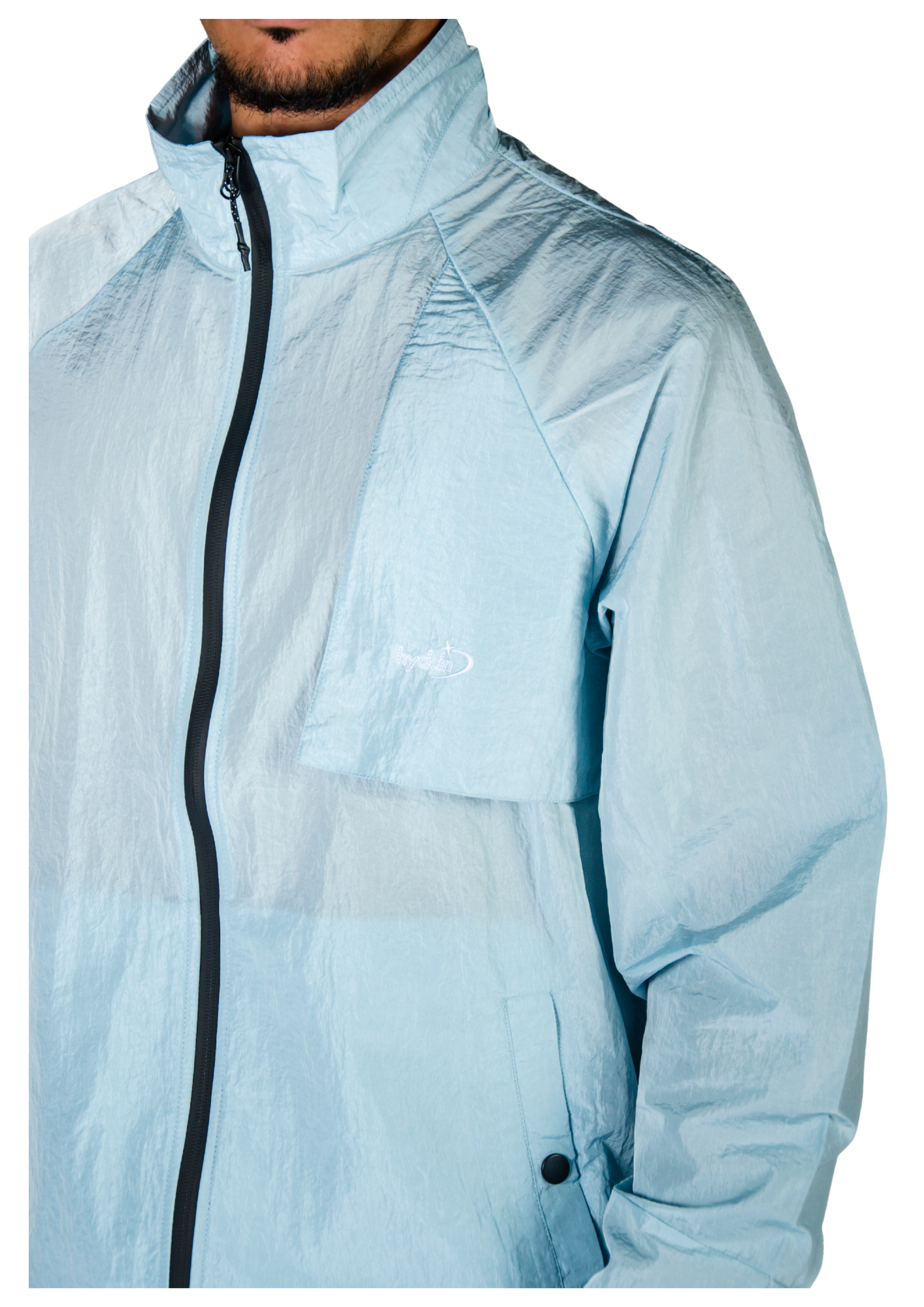 Surchemise zippée unisexe - SHIRT010 Celest