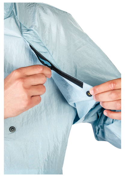 Surchemise zippée unisexe - SHIRT010 Celest