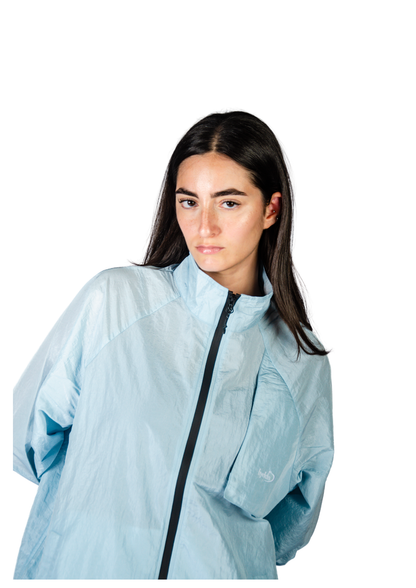 Surchemise zippée unisexe - SHIRT010 Celest