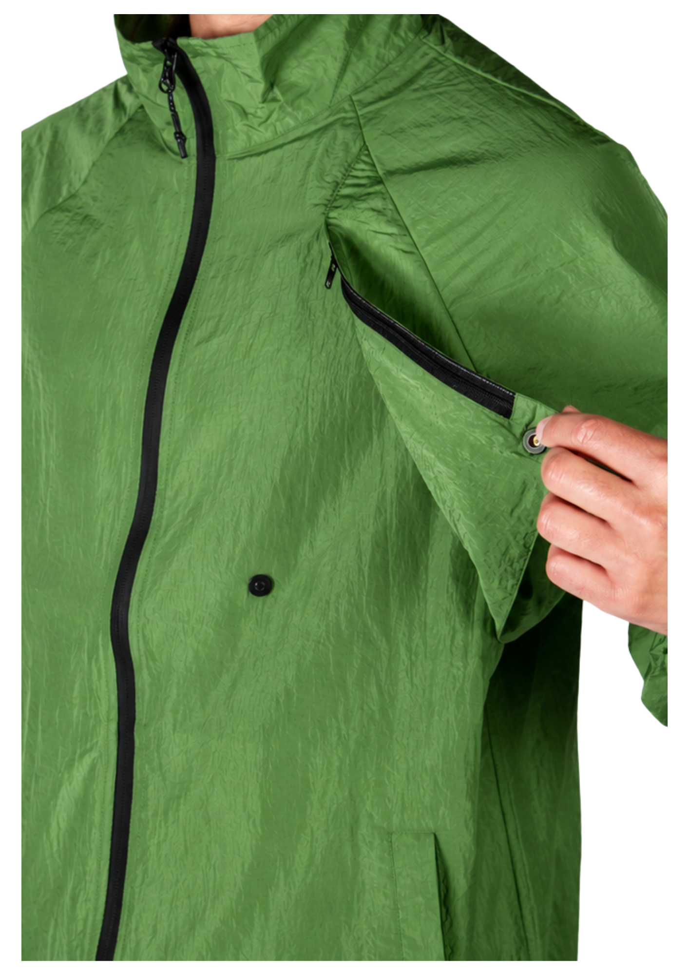 Surchemise zippée unisexe - SHIRT010 Green