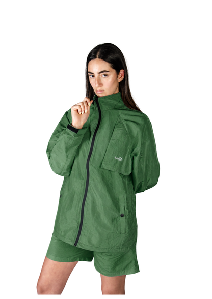 Surchemise zippée unisexe - SHIRT010 Green