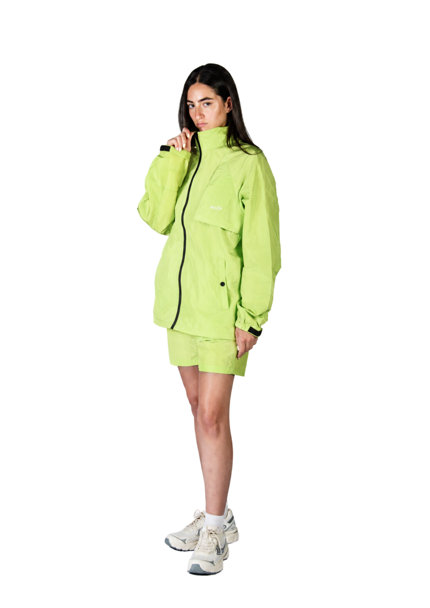 Surchemise zippée unisexe- SHIRT010 Matcha