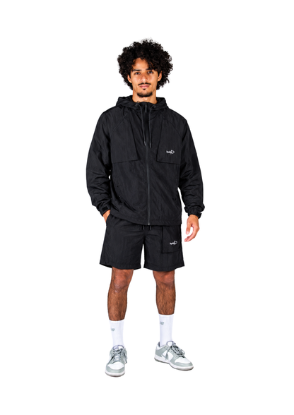 Veste technique imperméable unisexe - JACK012 Black